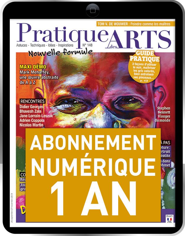 1 an d’abonnement a pratique des arts version numerque (6 numeros)