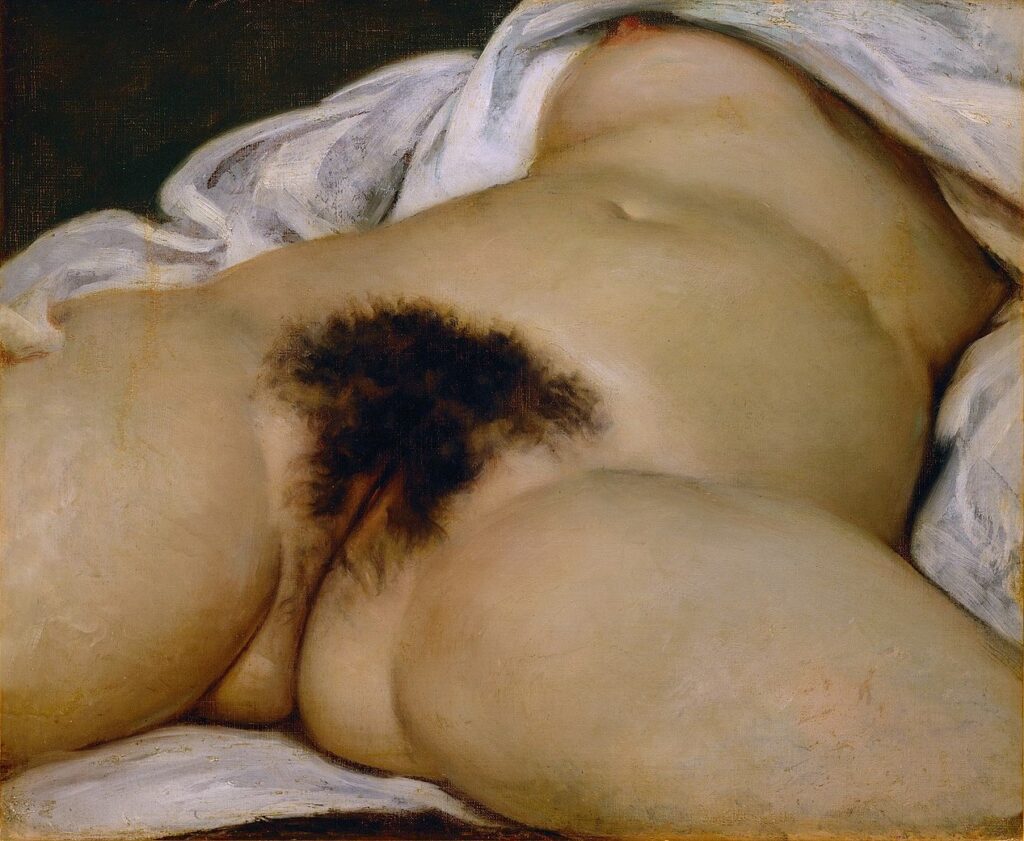 gustave courbet l'origine du monde (1866) huile sur toile, 46 x 55 cm musée d'orsay artemisia online